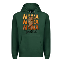 Sports Green Thankful Mama Premium Hoodie - MaliasSmallBusiness