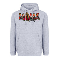 Heather Grey mama claus lady of guadalupe Heavyweight Hoodie - Jasminsmagicworld