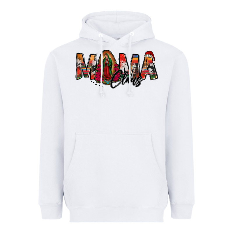 Mama Claus Lady Of Guadalupe Heavyweight Hoodie by Jasminsmagicworld | Teevron