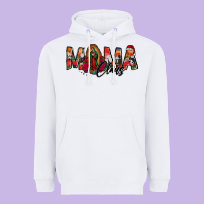 Mama Claus Lady Of Guadalupe Heavyweight Hoodie Designed By Jasminsmagicworld
