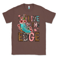 Chestnut live on the edge ice skating Classic Tee - FaDigitalArtStudio