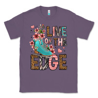 Lavender live on the edge ice skating Classic Tee - FaDigitalArtStudio
