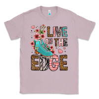 Lilac live on the edge ice skating Classic Tee - FaDigitalArtStudio