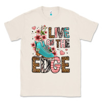 Natural live on the edge ice skating Classic Tee - FaDigitalArtStudio