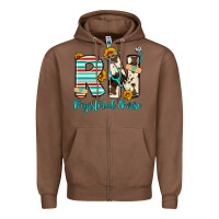 Chestnut rn registered nurse Zipper Hoodie - Artiststas