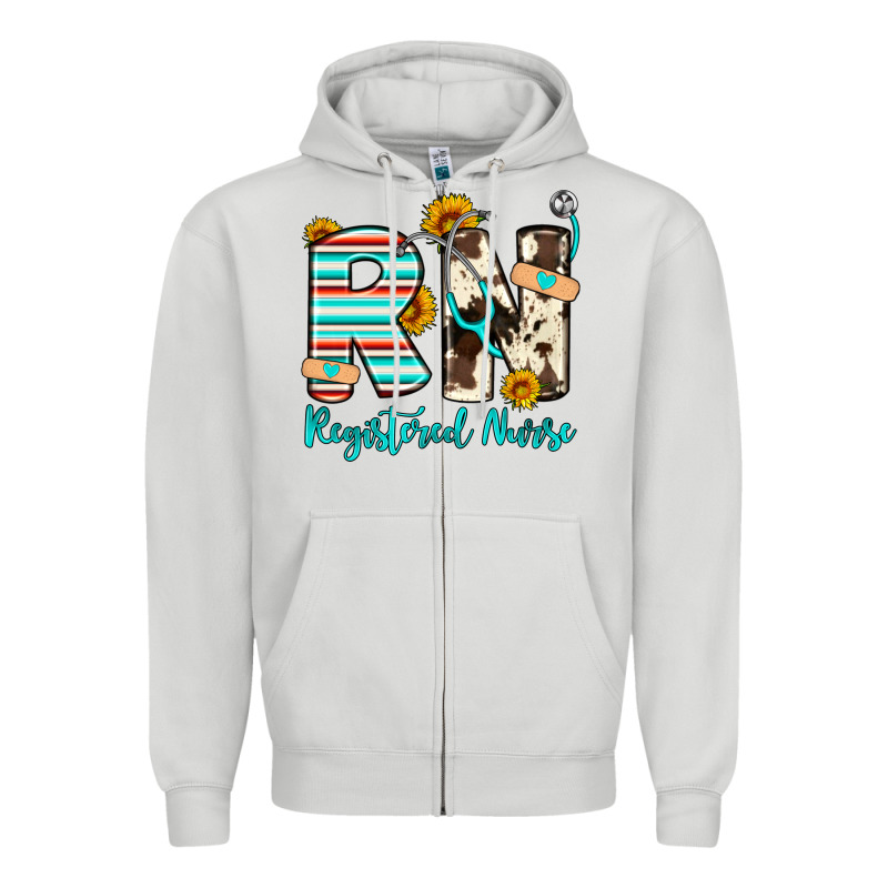 Rn Registered Nurse Zipper Hoodie by Artiststas | Teevron