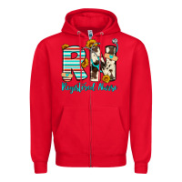 Red rn registered nurse Zipper Hoodie - Artiststas