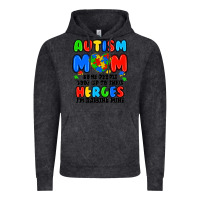 Vintage Black autism mom some people look up to their heroes i'm Vintage Hoodie - JahusDesignShop
