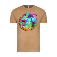 Vintage Camel summer colorful palms Vintage Tee - texasbilliewilder