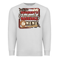 Dove Grey somebody's loud mouth baseball mama Premium Sweatshirt - MaliasSmallBusiness