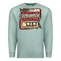 Seafoam somebody's loud mouth baseball mama Premium Sweatshirt - MaliasSmallBusiness