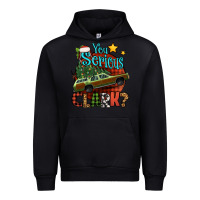 Black you serious clark with christmas car Urban Hoodie - Jasminsmagicworld