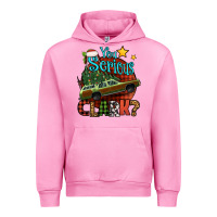 Fuchsia Pink you serious clark with christmas car Urban Hoodie - Jasminsmagicworld