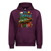 Mauve Wine you serious clark with christmas car Urban Hoodie - Jasminsmagicworld