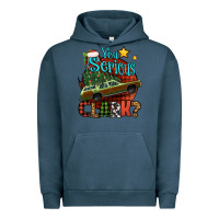 Pigment Midnight Navy you serious clark with christmas car Urban Hoodie - Jasminsmagicworld