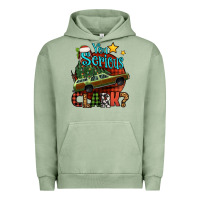 Pigment Oil Green you serious clark with christmas car Urban Hoodie - Jasminsmagicworld