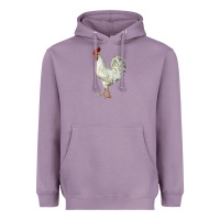 Lavender Leghorn Rooster Heavyweight Hoodie - LillyAllenDesigns