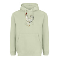 Matcha Leghorn Rooster Heavyweight Hoodie - LillyAllenDesigns