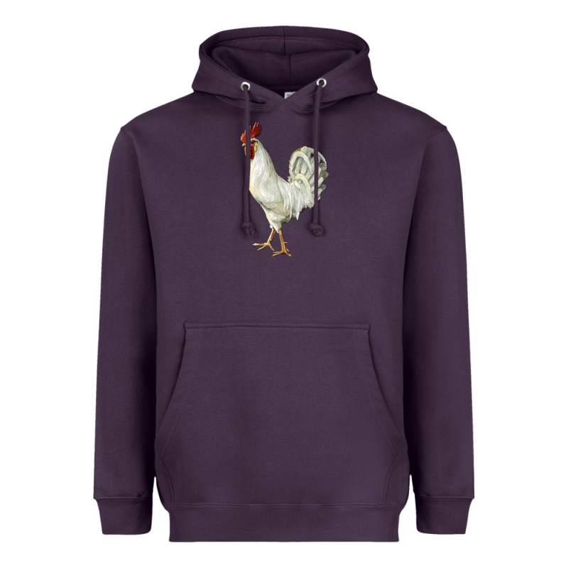 Leghorn Rooster Heavyweight Hoodie by LillyAllenDesigns | Teevron
