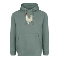 Sage Leghorn Rooster Heavyweight Hoodie - LillyAllenDesigns