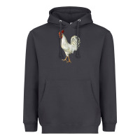 Smoke Leghorn Rooster Heavyweight Hoodie - LillyAllenDesigns