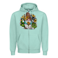 Seafoam gnomes sunflower cactus Zipper Hoodie - JahusDesignShop