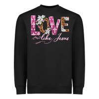 Black love like jesus Heavyweight Sweatshirt - texasbilliewilder