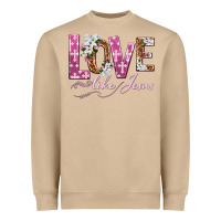 Mushroom love like jesus Heavyweight Sweatshirt - texasbilliewilder