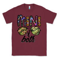 Burgundy mini of both Classic Tee - CowhideDigitalArt