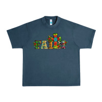 Midnight Navy christmas cross faith Urban Heavy Tee - RanaPortraitStore
