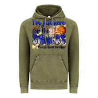 Vintage Olive i'm just here for the snacks #basketball brother Vintage Hoodie - Zillion Design Studio