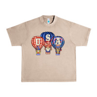 French Oak usa air balloon gnomies Urban Heavy Tee - BarkalooDesign