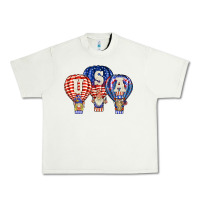 Pistachio usa air balloon gnomies Urban Heavy Tee - BarkalooDesign
