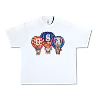 White usa air balloon gnomies Urban Heavy Tee - BarkalooDesign