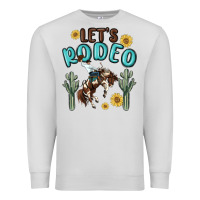 Dove Grey let's rodeo Premium Sweatshirt - MaliasSmallBusiness