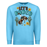 Ocean Blue let's rodeo Premium Sweatshirt - MaliasSmallBusiness