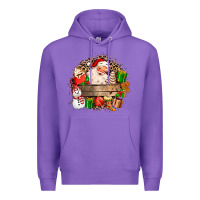 Purple Santa Premium Hoodie - MaliasSmallBusiness