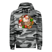 Slate Camo Santa Premium Hoodie - MaliasSmallBusiness