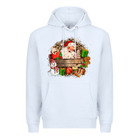 White Santa Premium Hoodie - MaliasSmallBusiness