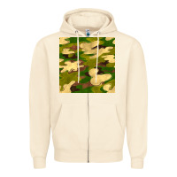 Sandshell camouflage seamless pattern Zipper Hoodie - BundleAndBundleShop