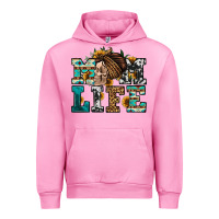 Fuchsia Pink western momlife skull with bandana Urban Hoodie - Jasminsmagicworld