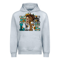 Heather Grey western momlife skull with bandana Urban Hoodie - Jasminsmagicworld
