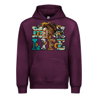 Mauve Wine western momlife skull with bandana Urban Hoodie - Jasminsmagicworld