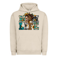 Pigment French Oak western momlife skull with bandana Urban Hoodie - Jasminsmagicworld