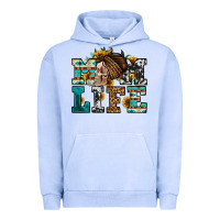 Pigment Grape Ice western momlife skull with bandana Urban Hoodie - Jasminsmagicworld