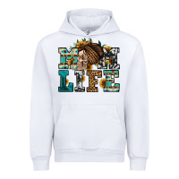 Western Momlife Skull With Bandana Urban Hoodie | Teevron
