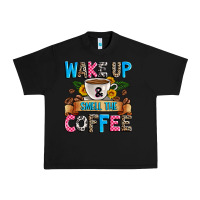 Black wake up and smell the coffee Urban Heavy Tee - Zillion Design Studio