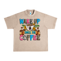 French Oak wake up and smell the coffee Urban Heavy Tee - Zillion Design Studio