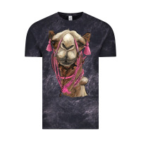Cloud Black camel Vintage Tee - BarkalooDesign
