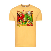 Vintage Mustard registered nurse juneteenth Vintage Tee - Zillion Design Studio